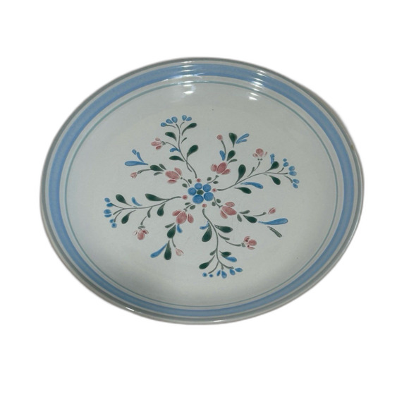 Fascino Stoneware by Yamaha Hand Decorated Stoneware Dinner Plates. Discontinued - Picture 2 of 9
